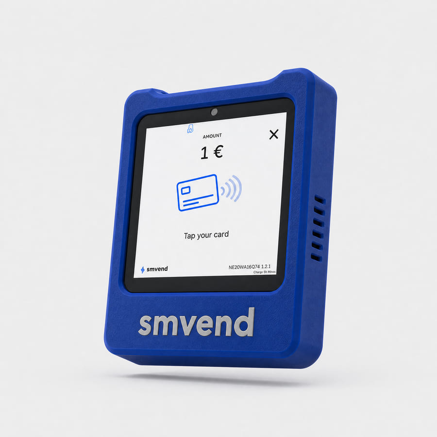 myPOS Flex SmVend korpusā, Zila